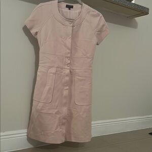 Adolfo Dominguez Pink Buttoned Mini Dress